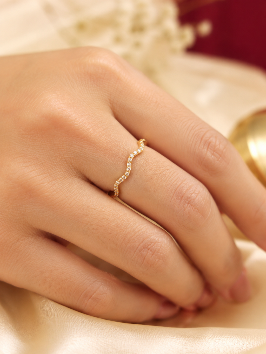 Cincin Wave Gold