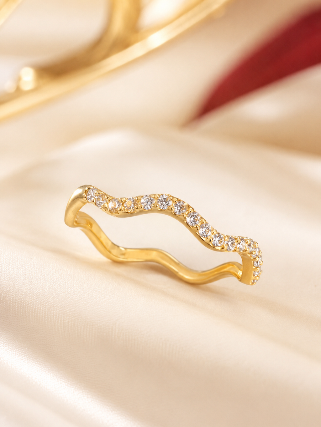 Cincin Wave Gold