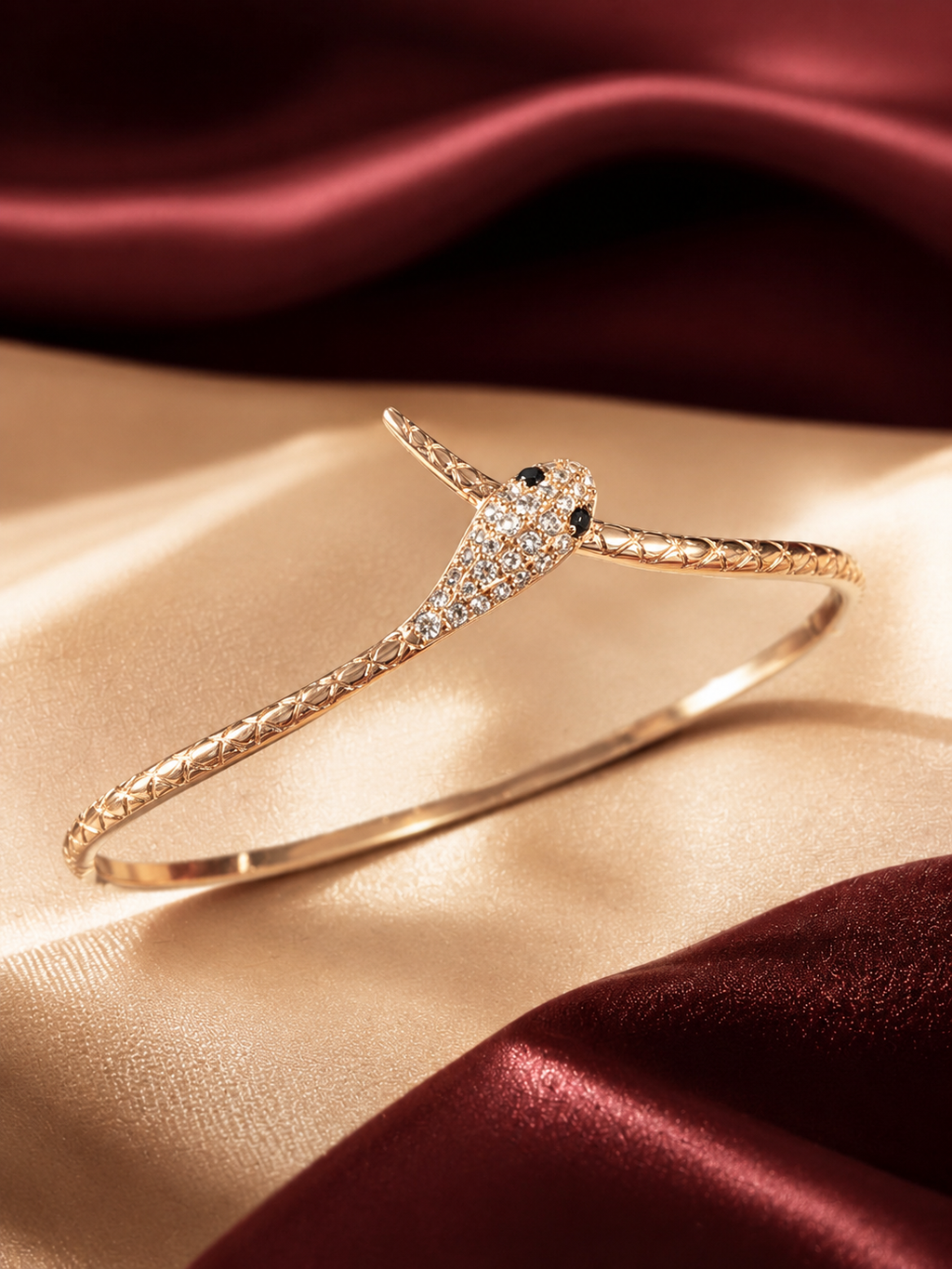 Gelang Bangle Ular Kristal