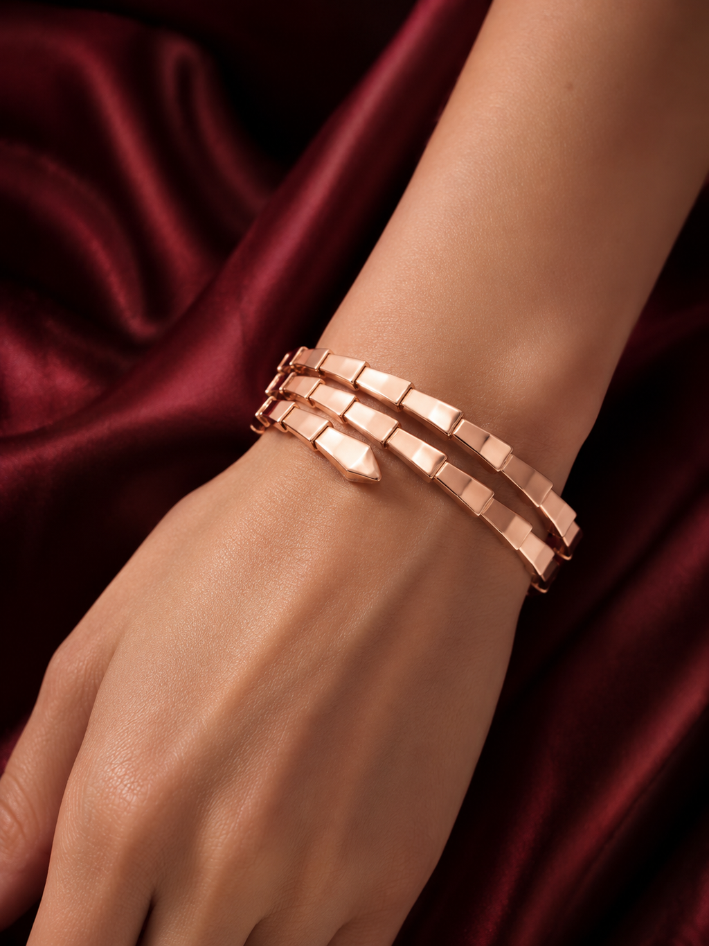 Gelang Bangle Ular Rose
