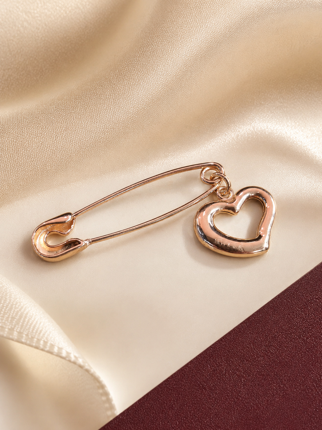 Peniti Heart Rose Gold