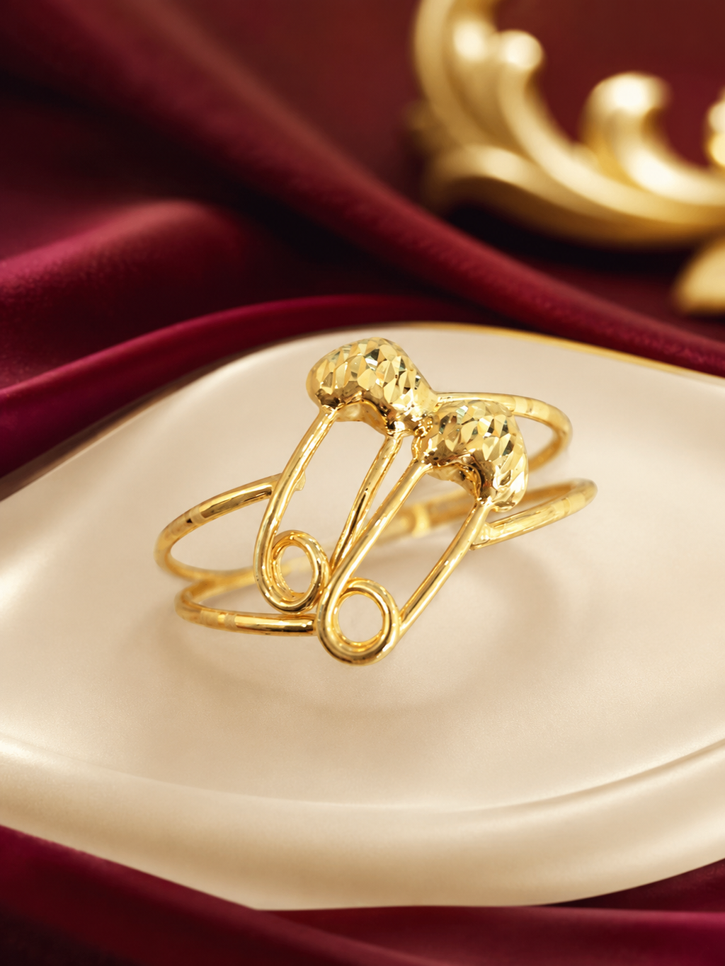 Cincin Double Peniti Love