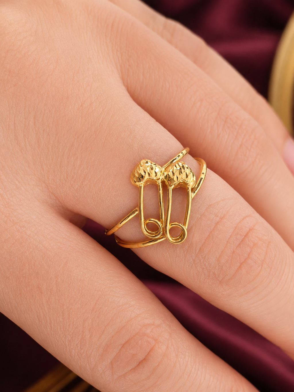 Cincin Double Peniti Love