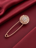 Peniti Bulat Crystal Gold