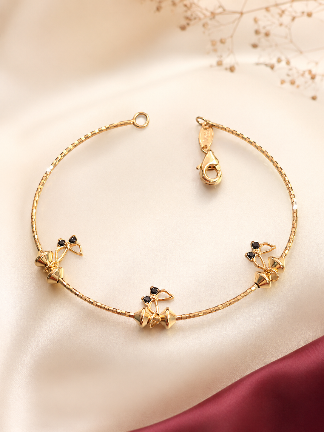Gelang Bangle Kupu-Kupu Gold
