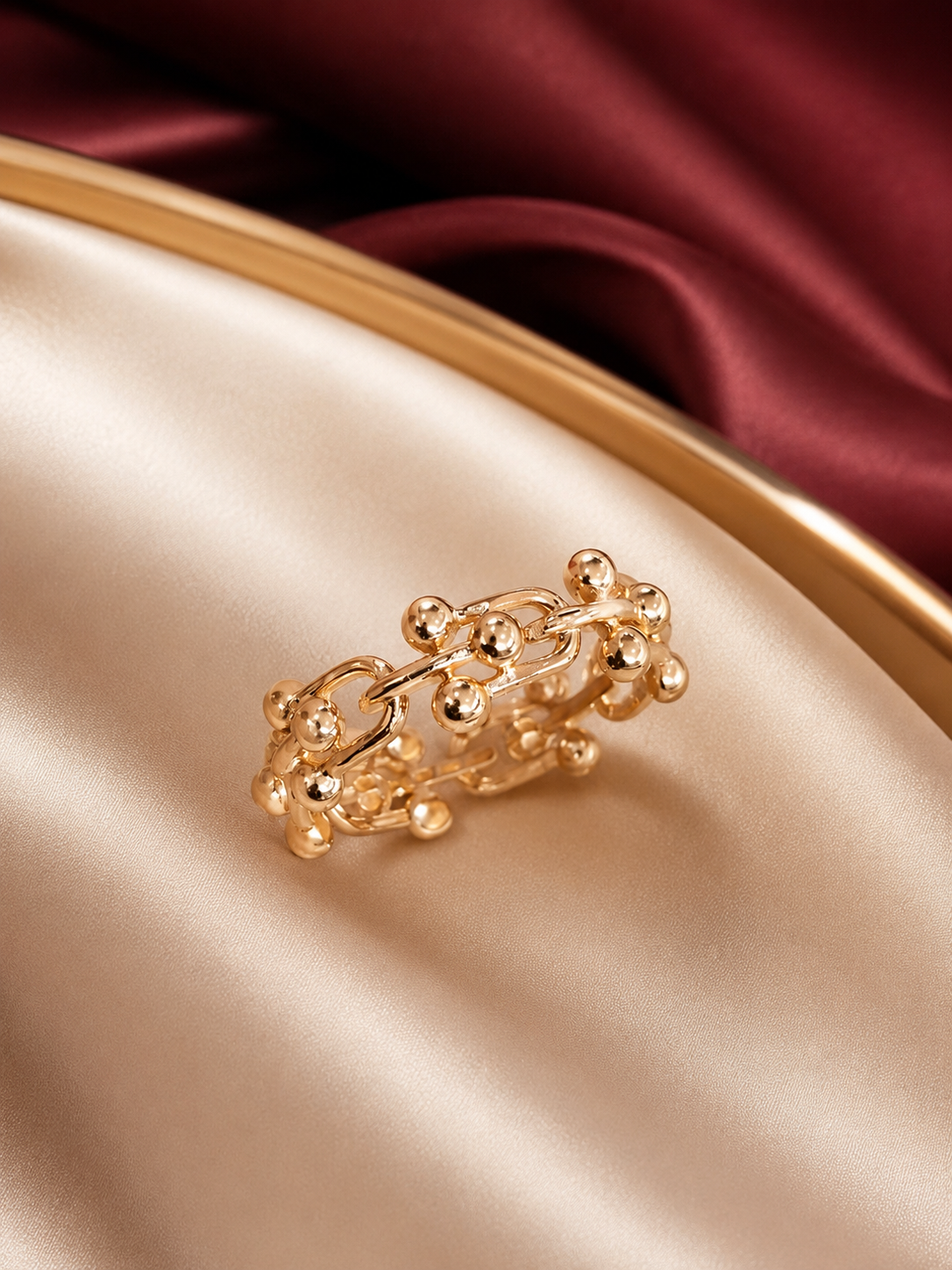 Cincin Bead Rantai