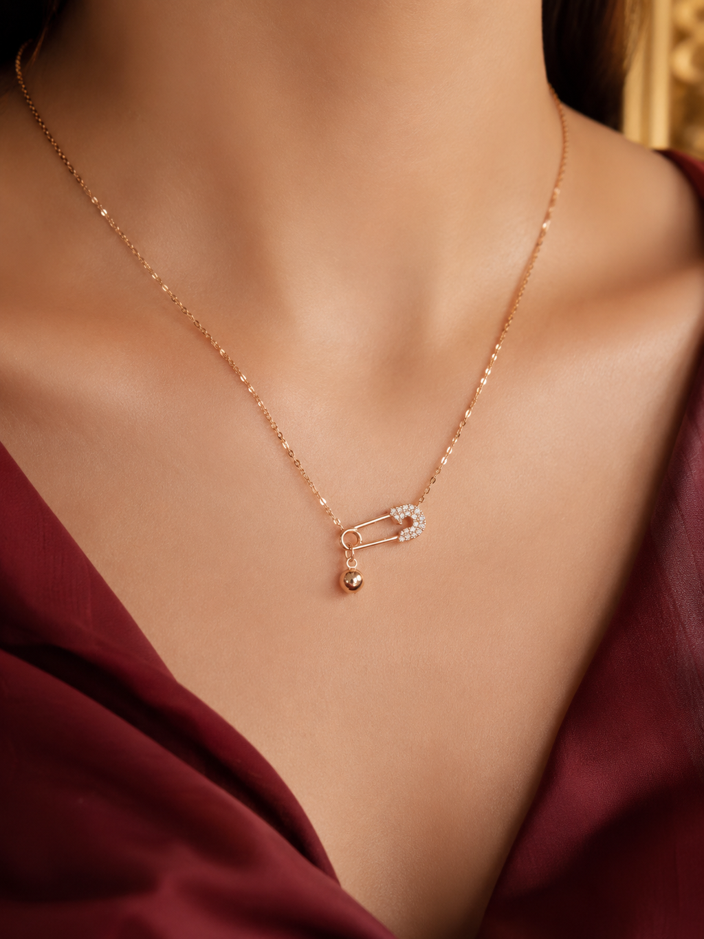 Kalung Serut Peniti