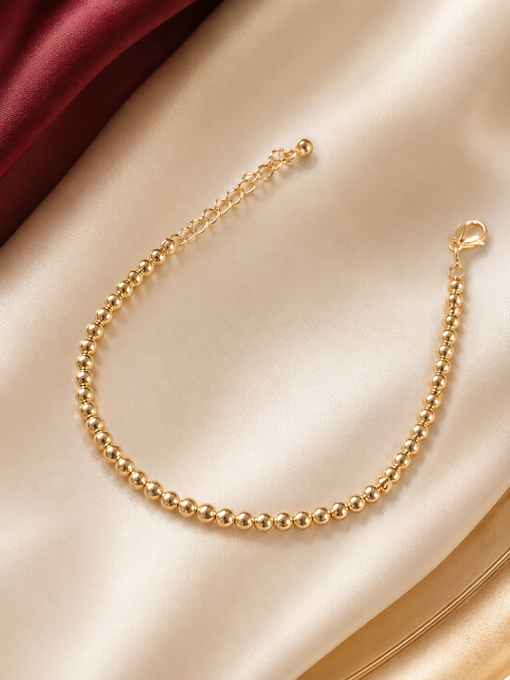Gelang Gold Beads Klasik