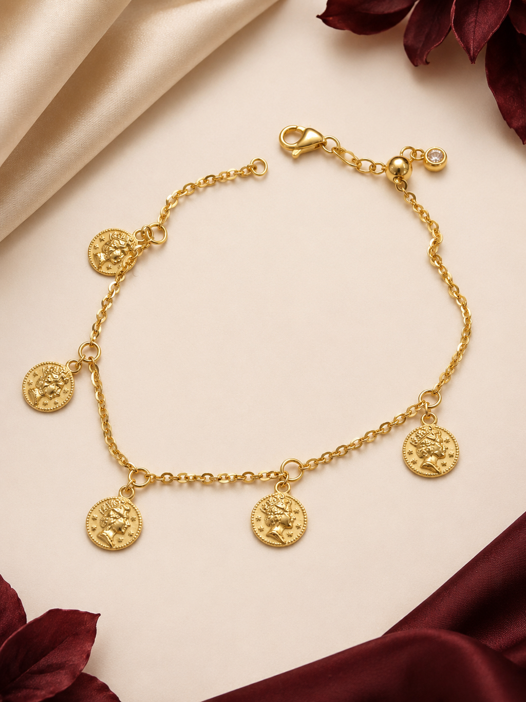 Gelang Coin Adjustable
