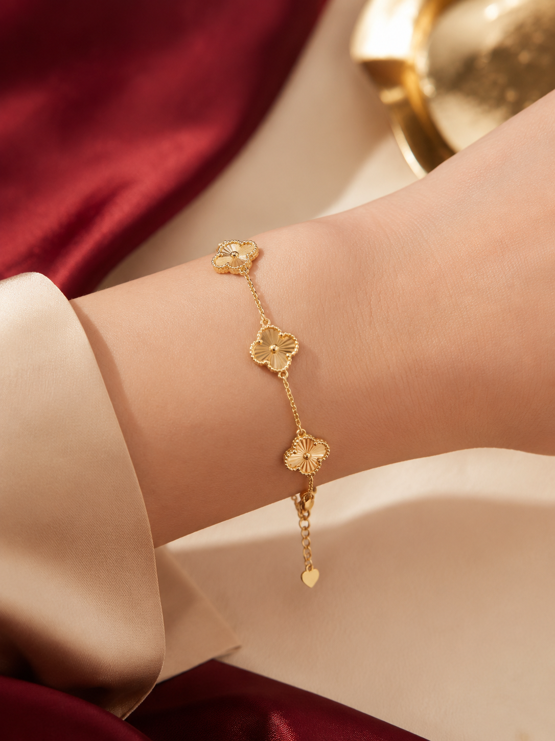 Gelang Clove Gold Adjustable