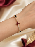 Gelang Maroon Black Butterfly
