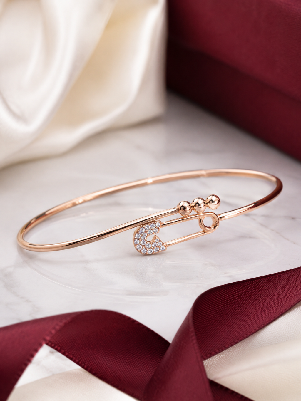 Gelang Bangle Peniti Gold
