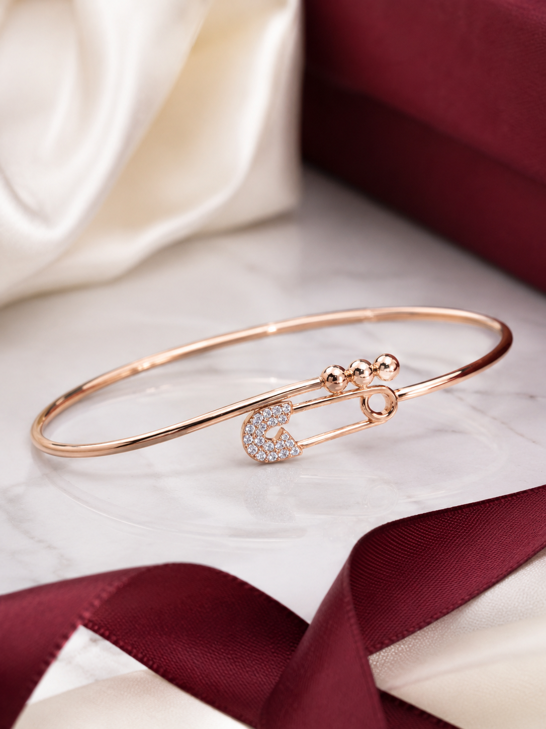 Gelang Bangle Peniti Gold