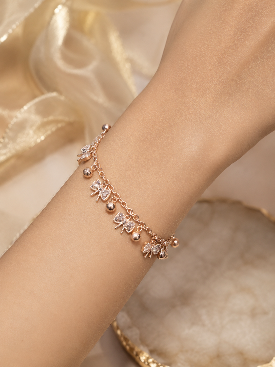 Gelang Pita Gold