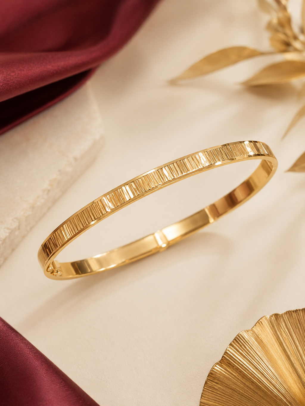 Gelang Bangle Cateye Gold