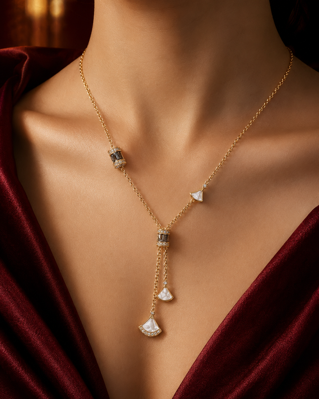 Kalung Kipas Putih
