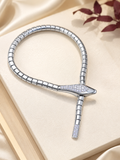 Gelang Adjustable Ular Silver